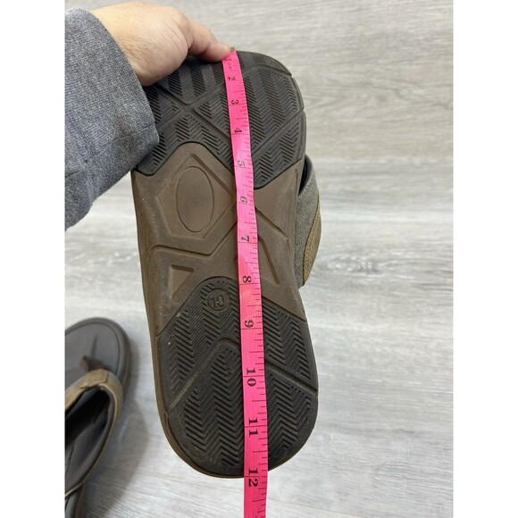 RedHead Brand Co Perth Mens Sandals Slip On  Brown Flip-Flop Size 10 - Picture 9 of 10